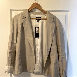 RW&CO linen cream blazer - new with tags!